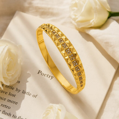 Shoperly B-158  18k Gold Plated Stainless Steel Tarnish Free Waterproof Female Jewellery
