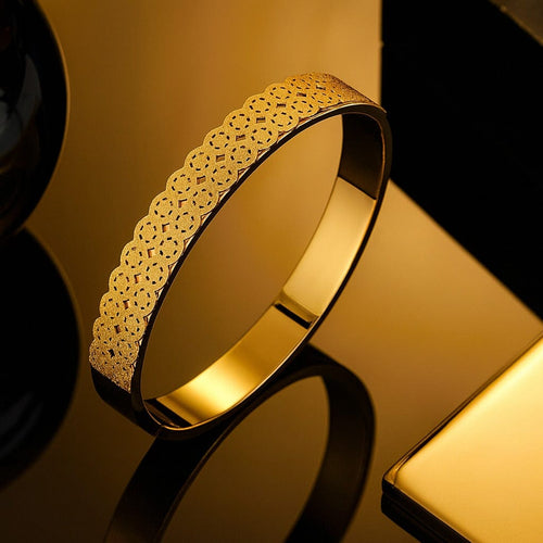 Shoperly B-159  18k Gold Plated Stainless Steel Tarnish Free Waterproof Female Jewellery