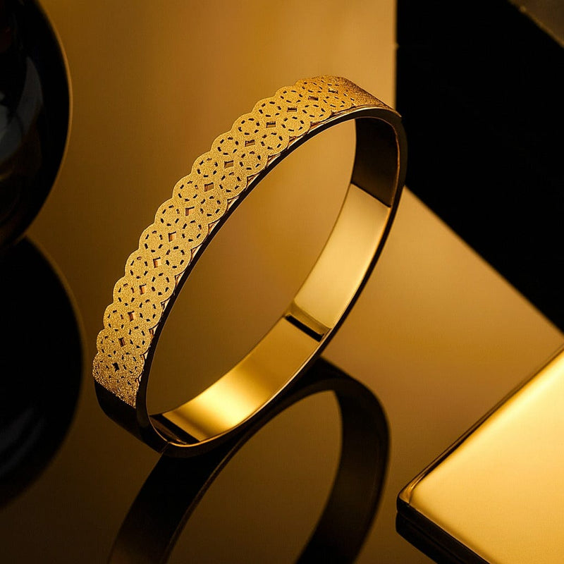 Shoperly B-159  18k Gold Plated Stainless Steel Tarnish Free Waterproof Female Jewellery