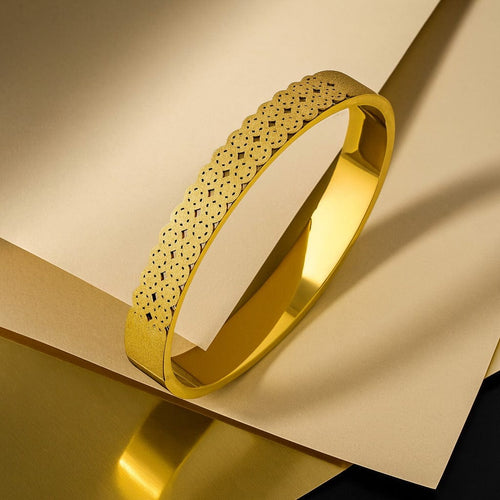 Shoperly B-159  18k Gold Plated Stainless Steel Tarnish Free Waterproof Female Jewellery