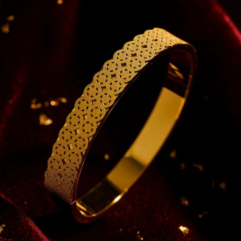 Shoperly B-159  18k Gold Plated Stainless Steel Tarnish Free Waterproof Female Jewellery