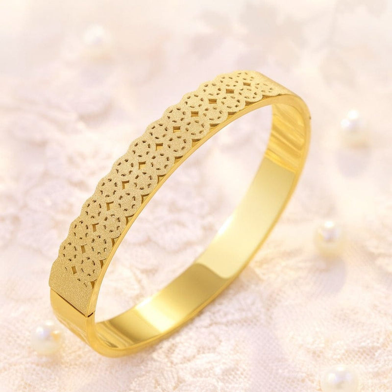 Shoperly B-159  18k Gold Plated Stainless Steel Tarnish Free Waterproof Female Jewellery