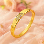 Shoperly B-163  18k Gold Plated Stainless Steel Tarnish Free Waterproof Female Jewellery