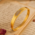 Shoperly B-163  18k Gold Plated Stainless Steel Tarnish Free Waterproof Female Jewellery