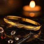 Shoperly B-164 18k Gold Plated Stainless Steel Tarnish Free Waterproof Female Jewellery
