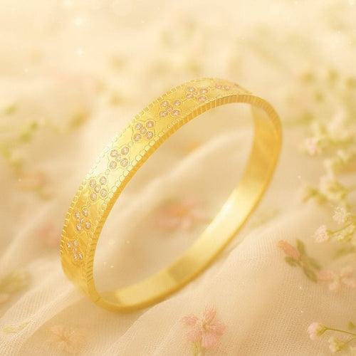 Shoperly B-165  18k Gold Plated Stainless Steel Tarnish Free Waterproof Female Jewellery