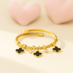 Shoperly B-167  18k Gold Plated Stainless Steel Tarnish Free Waterproof Female Jewellery