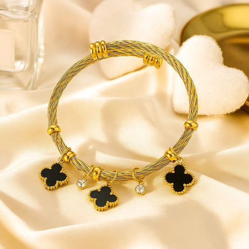 Shoperly B-167  18k Gold Plated Stainless Steel Tarnish Free Waterproof Female Jewellery