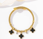 Shoperly B-167  18k Gold Plated Stainless Steel Tarnish Free Waterproof Female Jewellery
