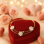 Shoperly B-169 18k Gold Plated Stainless Steel Tarnish Free Waterproof Female Jewellery