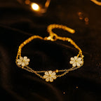 Shoperly B-169 18k Gold Plated Stainless Steel Tarnish Free Waterproof Female Jewellery