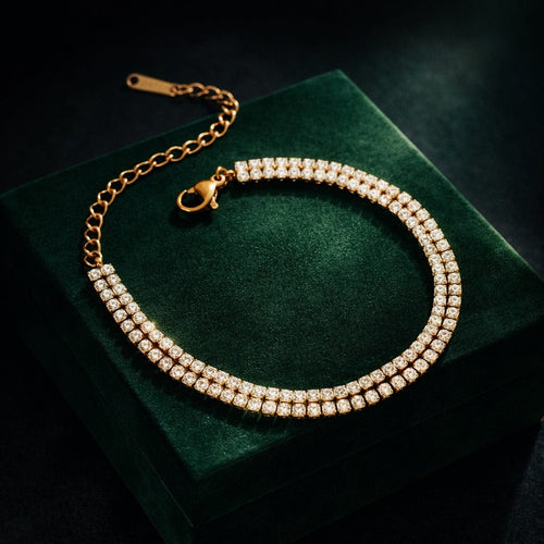 Shoperly B-171-18k Gold Plated Stainless Steel Tarnish Free Waterproof Female Jewellery