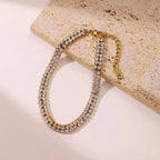 Shoperly B-171-18k Gold Plated Stainless Steel Tarnish Free Waterproof Female Jewellery