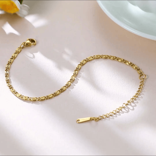 Shoperly B-172-18k Gold Plated Stainless Steel Tarnish Free Waterproof Female Jewellery