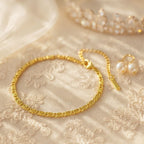 Shoperly B-172-18k Gold Plated Stainless Steel Tarnish Free Waterproof Female Jewellery