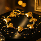 Shoperly B-173-18k Gold Plated Stainless Steel Tarnish Free Waterproof Female Jewellery