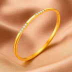 Shoperly B-175 18k Gold Plated Stainless Steel Tarnish Free Waterproof Female bracelet