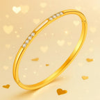 Shoperly B-175 18k Gold Plated Stainless Steel Tarnish Free Waterproof Female bracelet