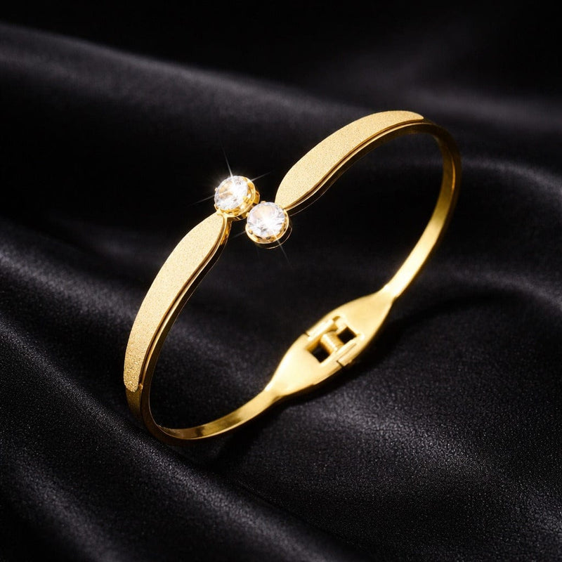 Shoperly B-180 18k Gold Plated Stainless Steel Tarnish Free Waterproof Female Jewellery