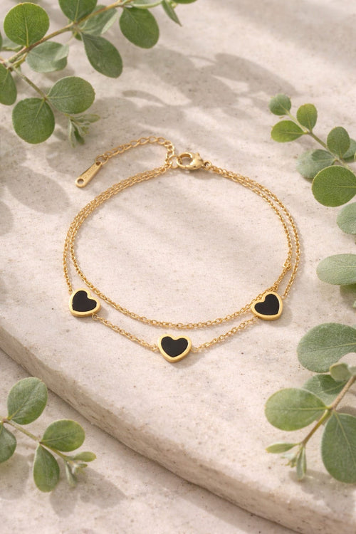 Shoperly B-181 18k Gold Plated Stainless Steel Tarnish Free Waterproof Female Jewellery Like