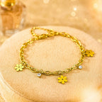 Shoperly B-183-18k Gold Plated Stainless Steel Tarnish Free Waterproof Female Jewellery