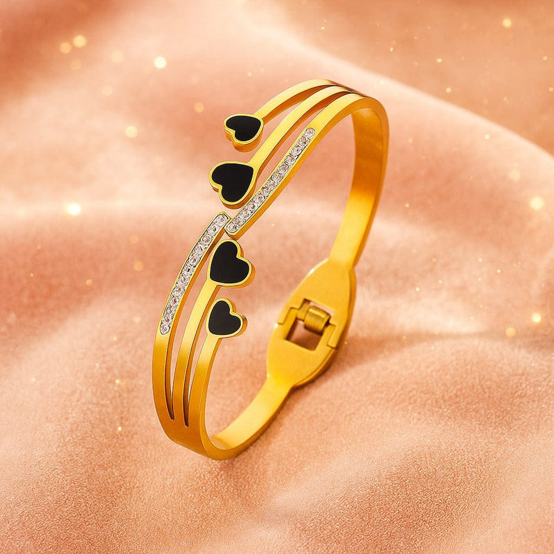 Shoperly B-185- 18k Gold Plated Stainless Steel Tarnish Free Waterproof Female Jewellery