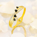 Shoperly B-185- 18k Gold Plated Stainless Steel Tarnish Free Waterproof Female Jewellery