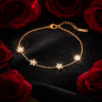 Shoperly B-188 18k Gold Plated Stainless Steel Tarnish Free Waterproof Female Jewellery Like