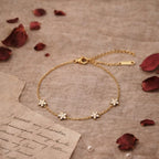 Shoperly B-188 18k Gold Plated Stainless Steel Tarnish Free Waterproof Female Jewellery Like