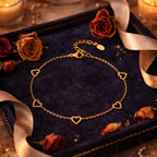 Shoperly B-189 18k Gold Plated Stainless Steel Tarnish Free Waterproof Female Jewellery