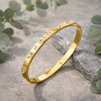Shoperly B-191 18k Gold Plated Stainless Steel Tarnish Free Waterproof Female Jewellery