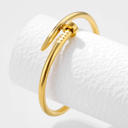 Shoperly B-37 18k Gold Plated Stainless Steel Tarnish Free Waterproof Female bracelet