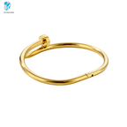 Shoperly B-37 18k Gold Plated Stainless Steel Tarnish Free Waterproof Female bracelet
