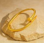 Shoperly B-37 18k Gold Plated Stainless Steel Tarnish Free Waterproof Female bracelet
