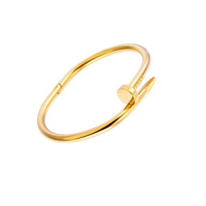 Shoperly B-37 18k Gold Plated Stainless Steel Tarnish Free Waterproof Female bracelet