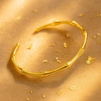 Shoperly B-49 18k Gold Plated Stainless Steel Tarnish Free Waterproof Female Jewellery
