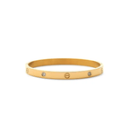 Shoperly B-51 18k Gold Plated Stainless Steel Tarnish Free Waterproof Female Jewellery