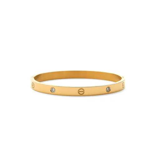 Shoperly B-51 18k Gold Plated Stainless Steel Tarnish Free Waterproof Female Jewellery