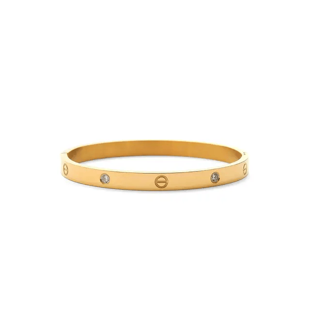 Shoperly B-51 18k Gold Plated Stainless Steel Tarnish Free Waterproof Female Jewellery