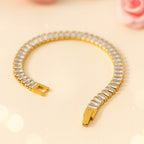 Shoperly B-54 18k Gold Plated Stainless Steel Tarnish Free Waterproof Female Jewellery