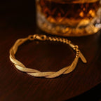 Shoperly B-58 18k Gold Plated Stainless Steel Tarnish Free Waterproof Female Jewellery