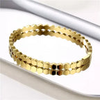 Shoperly B-59 18k Gold Plated Stainless Steel Tarnish Free Waterproof Female Jewellery