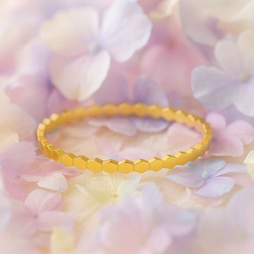 Shoperly B-59 18k Gold Plated Stainless Steel Tarnish Free Waterproof Female Jewellery