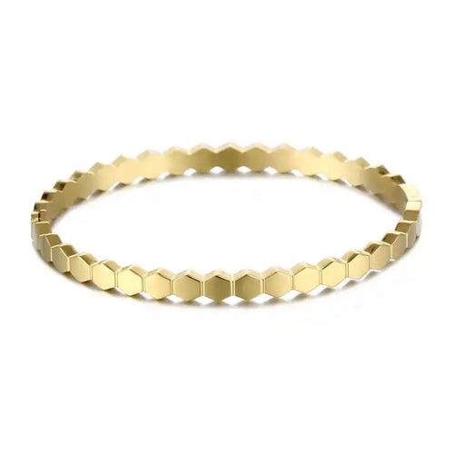 Shoperly B-59 18k Gold Plated Stainless Steel Tarnish Free Waterproof Female Jewellery