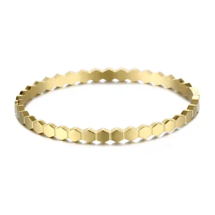 Shoperly B-59 18k Gold Plated Stainless Steel Tarnish Free Waterproof Female Jewellery