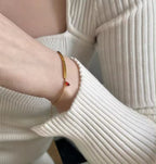 Shoperly B-68 18k Gold Plated Stainless Steel Tarnish Free Waterproof Female Jewellery