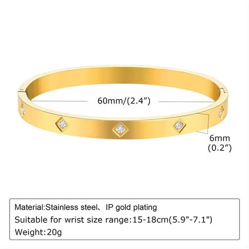 Shoperly B-75 18k Gold Plated Stainless Steel Tarnish Free Waterproof Female Jewellery