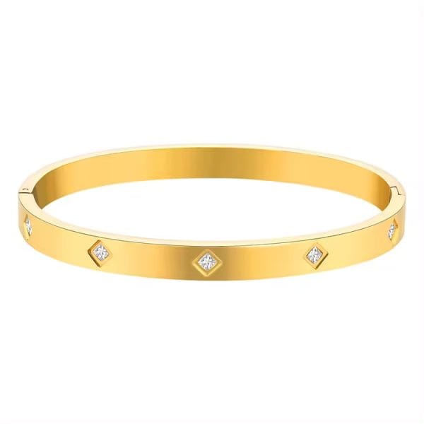 Shoperly B-75 18k Gold Plated Stainless Steel Tarnish Free Waterproof Female Jewellery