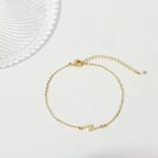 Shoperly B-76 18k Gold Plated Stainless Steel Tarnish Free Waterproof Female Jewellery