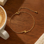 Shoperly B-76 18k Gold Plated Stainless Steel Tarnish Free Waterproof Female Jewellery